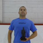 Trophée pour célébrer une ligue de hockey cosom amicale et mixte