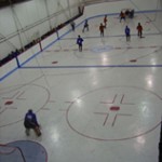 Gymnase pour jouer au hockey balle